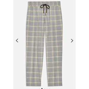 Topshop windowpane check joggers